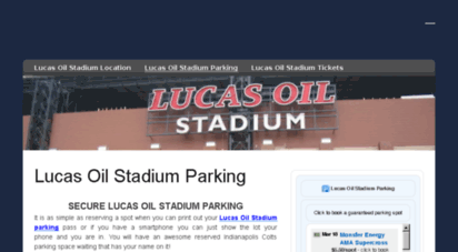 parkinglucasoilstadium.com