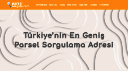 parselsorgula.com - parsel sorgula  emlak vergisi ödeme  posta kodu  nüfusu