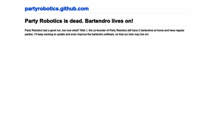 partyrobotics.com