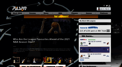 paspn.net - paspn.net - home of mock gm fantasy basketball, nba playoff madness, and the nba draft lottery game