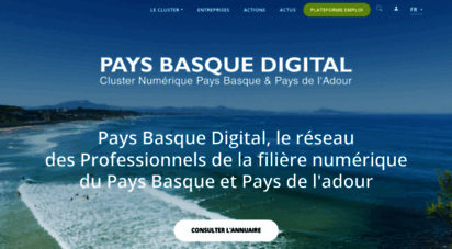 pays-basque-digital.fr - pays basque digital - cluster des entreprises de l&039édition de logiciels et services numériques à valeur ajoutée