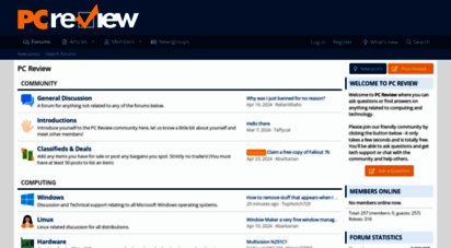 similar web sites like pcreview.co.uk