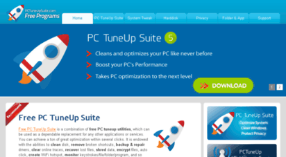 pctuneupsuite.com - pctuneup software - system cleanup, tuneup, optimization and tweak tools to make your pc in peak performance