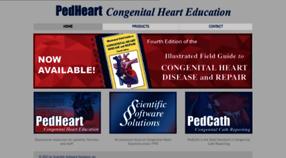 pedheart.com - pedheart - educational software for congenital cardiology - scientific software solutions