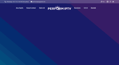 performiptv.com - kalite ve performans 1 arada iptv server  perform iptv