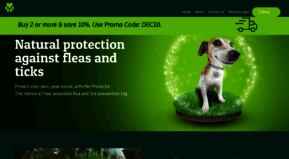 petprotector.org - pet protector  flea and tick tag: prevention-protection for pets