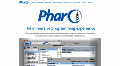 pharo.org - pharo - welcome to pharo!