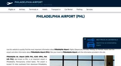 philadelphia-airport.com - philadelphia airport phl