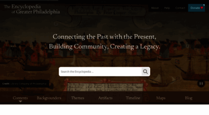 philadelphiaencyclopedia.org - encyclopedia of greater philadelphia 