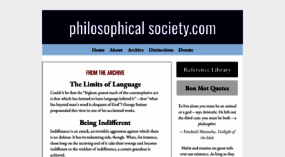 philosophicalsociety.com