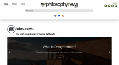 philosophynews.com - philosophy news  welcome to philosophy news