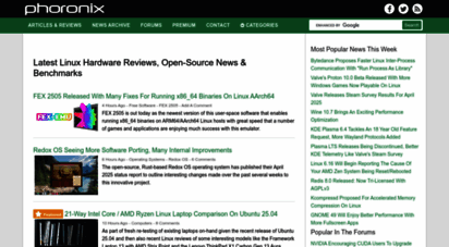 phoronix.com - linux hardware reviews, open-source benchmarks & linux performance - phoronix