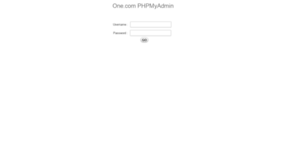 phpmyadmin.keaweb.dk