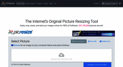 picresize.com - picresize - crop, resize, edit images online for free!