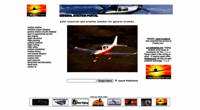 pilotfriend.com - pilot resources aviation resources aviation weather flight training for general aviation