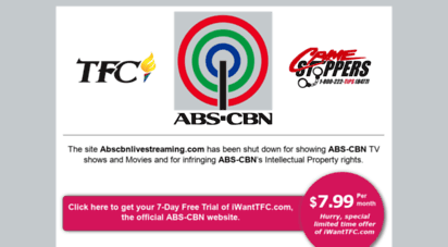 pinoytvtfc.com - abscbnlivestreaming.com - free popular abs - cbn movies and shows