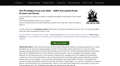 pirateproxy.tk - pirate bay proxy list 2020 - 100 safe and trusted pirate proxy