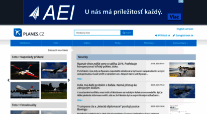 planes.cz - planes.cz  unikátní server o létání, dopravních letadlech a letectví