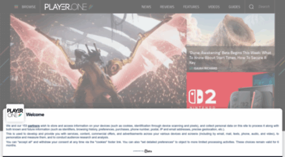 player.one - player.one  gaming news, game reviews, guides, features, videos