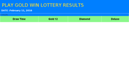 playgoldwinlotteryresults.com