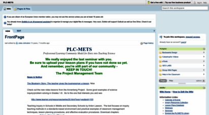 plcmets.pbworks.com