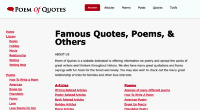 poemofquotes.com - poemofquotes.com - famous quotations - poetry