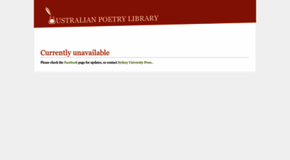 poetrylibrary.edu.au - home - australian poetry library
