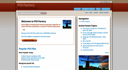 poi-factory.com - poi factory  gps and other interesting topics