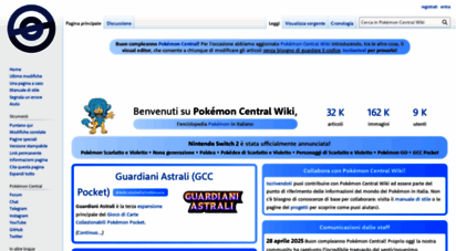 pokemoncentral.it - pokémon central wiki