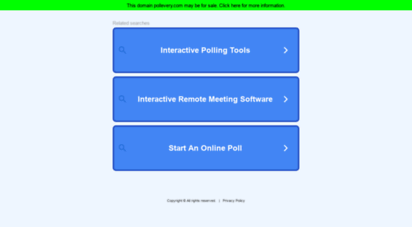 pollevery.com - host interactive online meetings  poll every