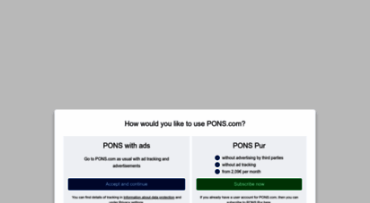 pons.com - 
