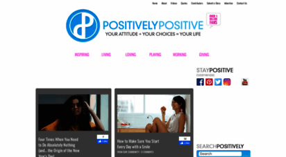 positivelypositive.com - positively positive!! - your attitude  your choices = your life positively positive!!
