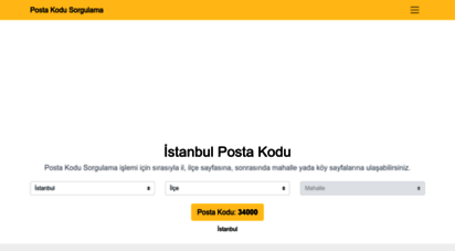 postakodu.com.tr - istanbul posta kodu - posta kodu sorgulama