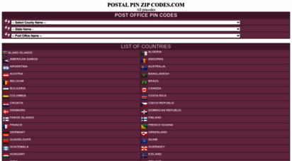 postalpinzipcodes.com - pin code  zip codes  postal code