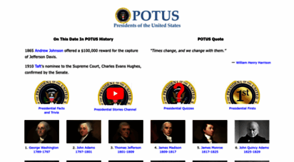 potus.com - potus - presidents of the united states