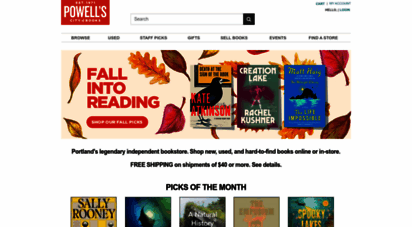 powells.com - powell´s books  the world´s largest independent bookstore