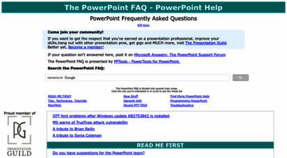 pptfaq.com - the powerpoint faq