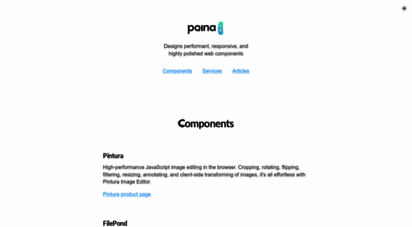 pqina.nl - pqina • designs and builds performant, responsive, and highly polished web components.