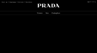 Welcome to  - Prada US Official Website | Thinking  fashion since 1913