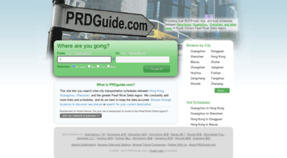 prdguide.com - find your schedule - prd guide