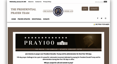 presidentialprayerteam.com