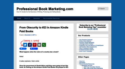 professionalbookmarketing.com