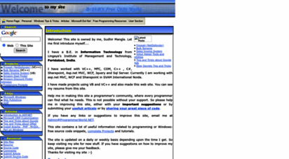 programmerworld.net - free source code and usefull technical articles - programmer world