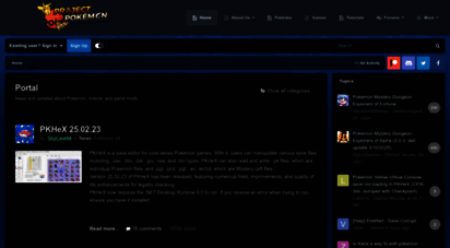 projectpokemon.org - portal - project pokemon forums