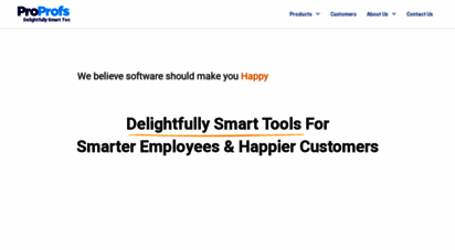 proprofs.com - proprofs: saas software for training, customer support & more