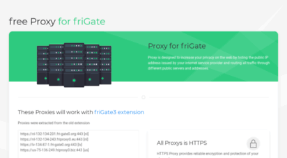 proxyforfrigate.com - free proxy for frigate