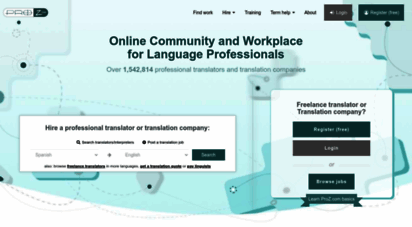 proz.com - freelance translators & translation companies  proz.com