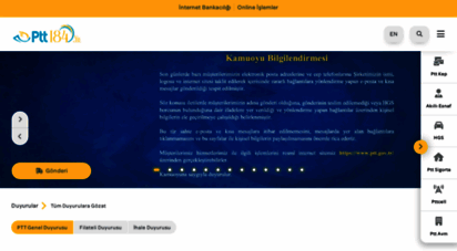 similar web sites like ptt.gov.tr