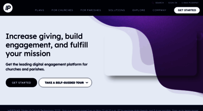pushpay.com - digital giving solutions for church communities  pushpay