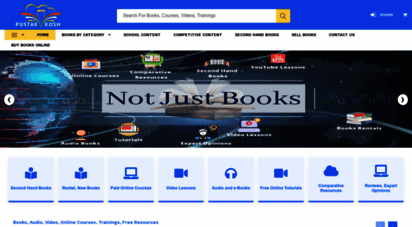 pustakkosh.com - bookstore online: rent,buy books,second hand books online @ pustakkosh.com